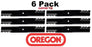 6 Pack Oregon 396-778 G6 Gator Blade Fits Bush Hog 82325 88773