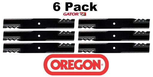 6 Pack Oregon 396-807 G6 Gator Mulch Blade Fits Gravely 03253900 09081200