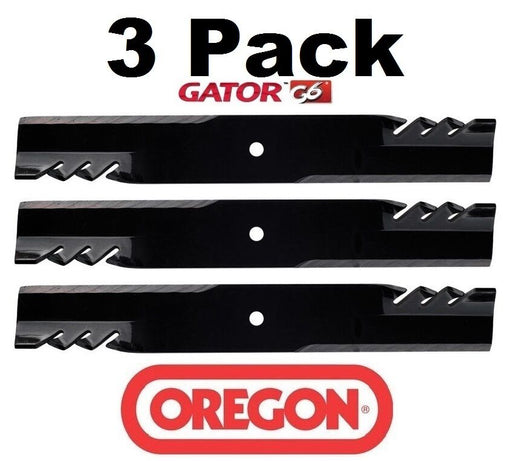 3 Pack Oregon 396-810 G6 Gator Blade Fits Kubota K5645-34330 K5645-34340 60"