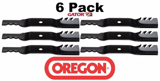 6 Pack Oregon 396-812 G6 Gator Blade Fits Kubota K5617-34330 K5619-34350 54"