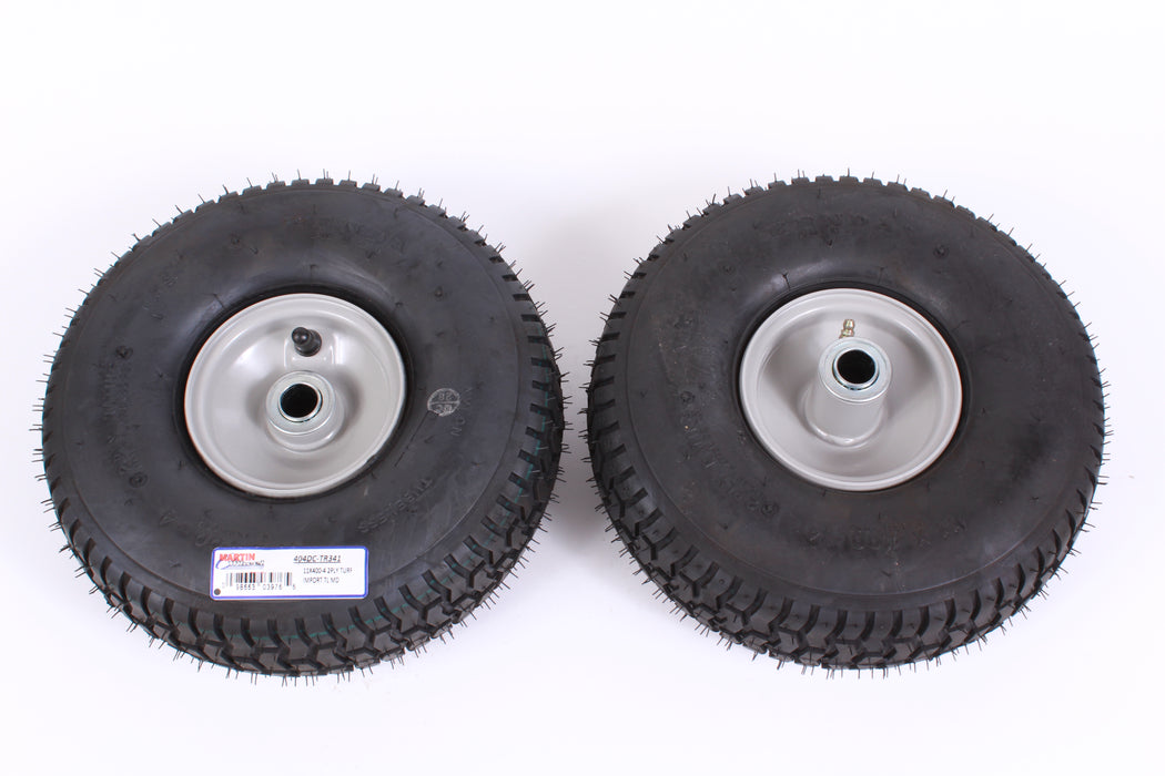 2 Pack Martin Wheel 404DC-TR341 11/400-4 Wheel Assy Fits Snapper 7058943 3/4" BB