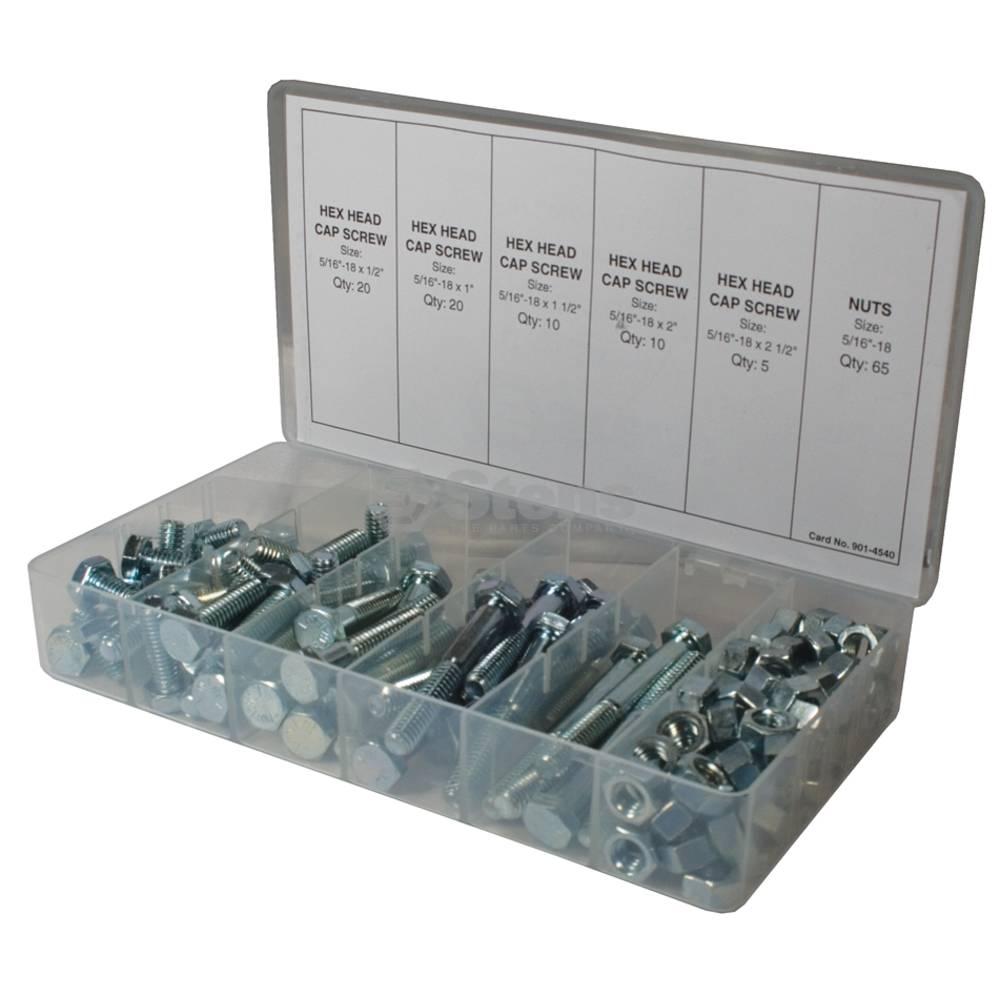 Stens 415-125 Cap Screw Kit 130 Piece Kit