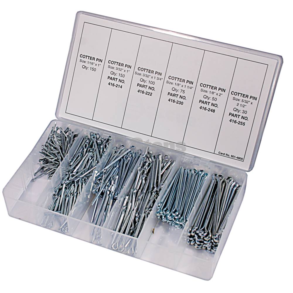 Stens 415-141 Cotter Pin Kit 555 Piece Kit