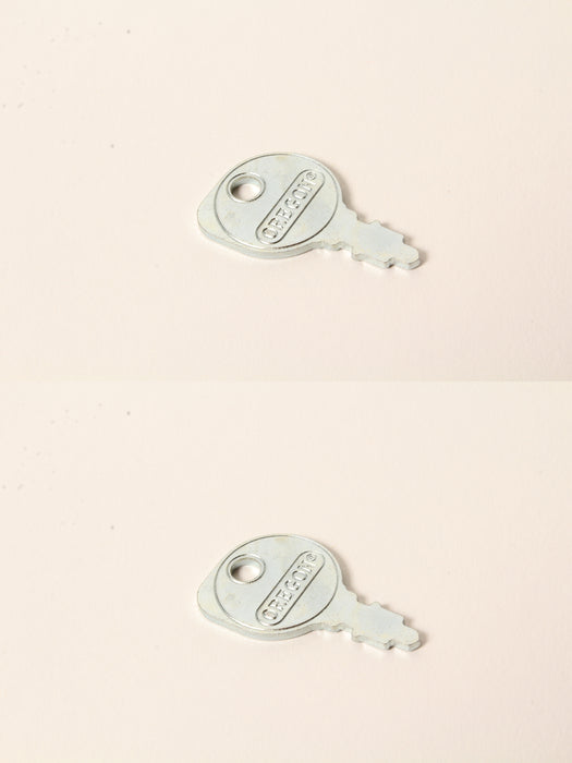 2 PK Ignition Key Fits 95% of Rotary Mowers M40718 20729 4817-02 365410