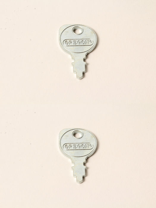 2 PK Ignition Key Fits 95% of Rotary Mowers M40718 20729 4817-02 365410