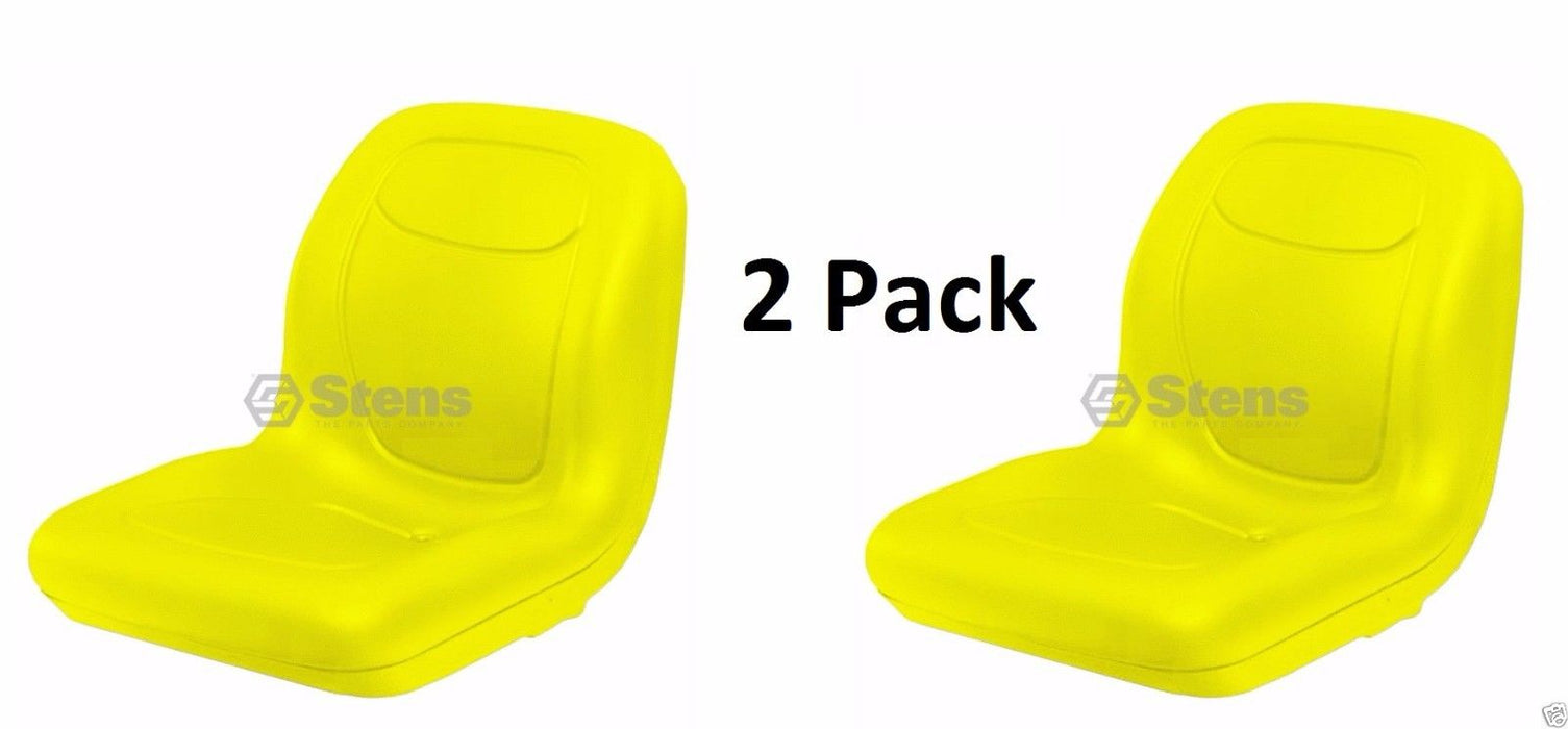 2 Pack Stens 420-179 High Back Seat Yellow for John Deere AM133476 VG11696 Gator