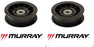 2 Pack Genuine Murray 421409MA Flat Idler Pulley Replaces 421409 91179 OEM