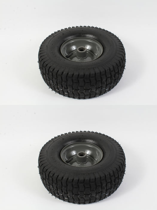2 Pack Genuine Agri-Fab 42159 Gray Wheel & Tire 15 x 6.00