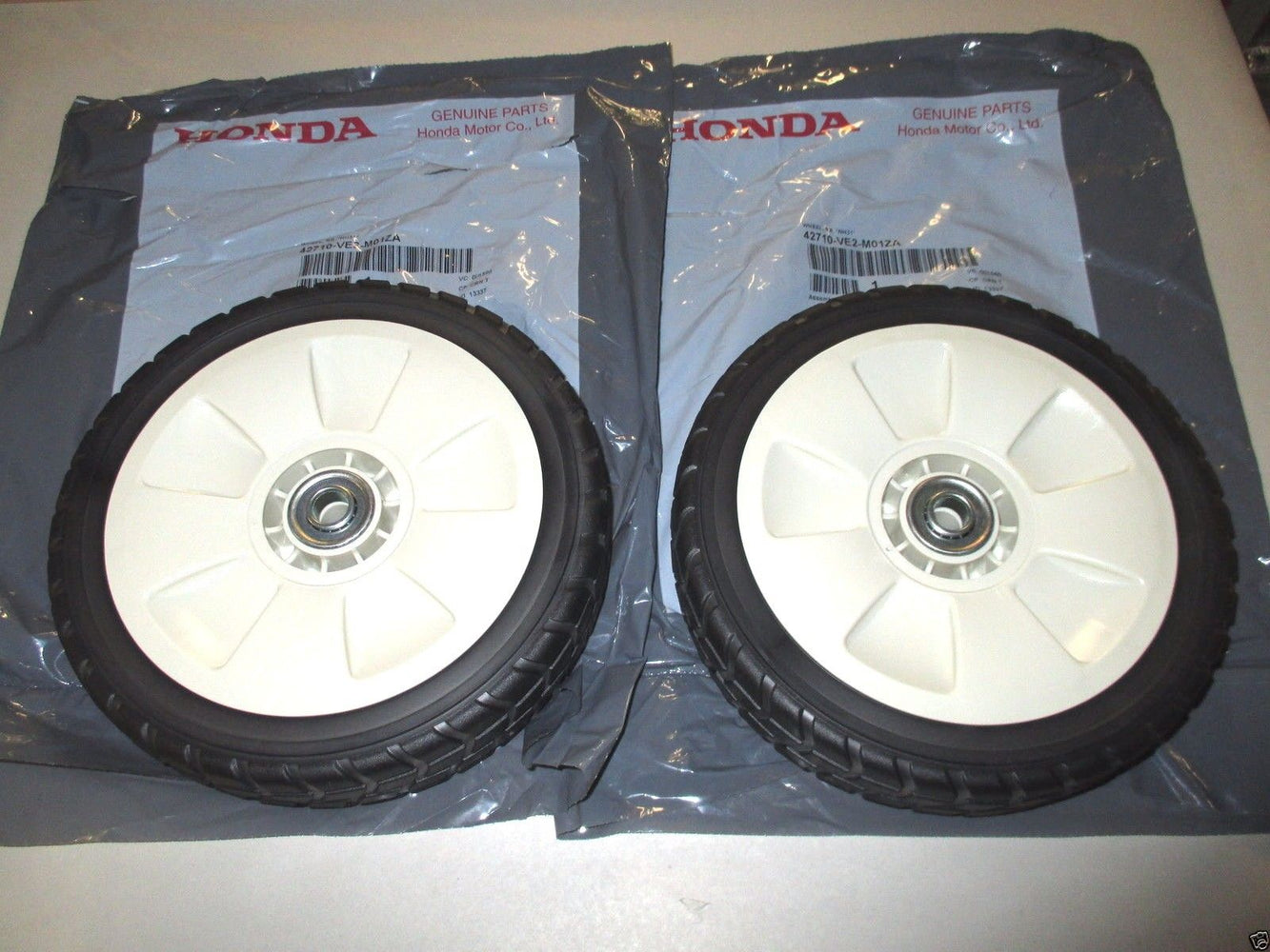 2 Pack Genuine Honda 42710-VE2-M02ZA Rear Wheel NH31 Fits HRB215 HRM215 OEM