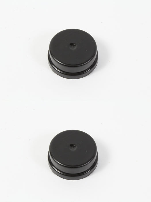 2 Pack Genuine Agri-Fab 43014 Black Hub Cap 1-1/2"