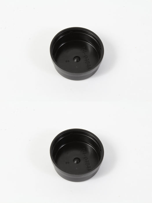 2 Pack Genuine Agri-Fab 43014 Black Hub Cap 1-1/2"