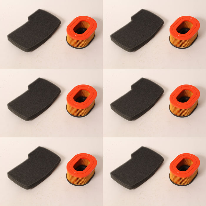 6 PK Air Filter Set Fits Husqvarna Partner 506226301 K650 K700 Active II III