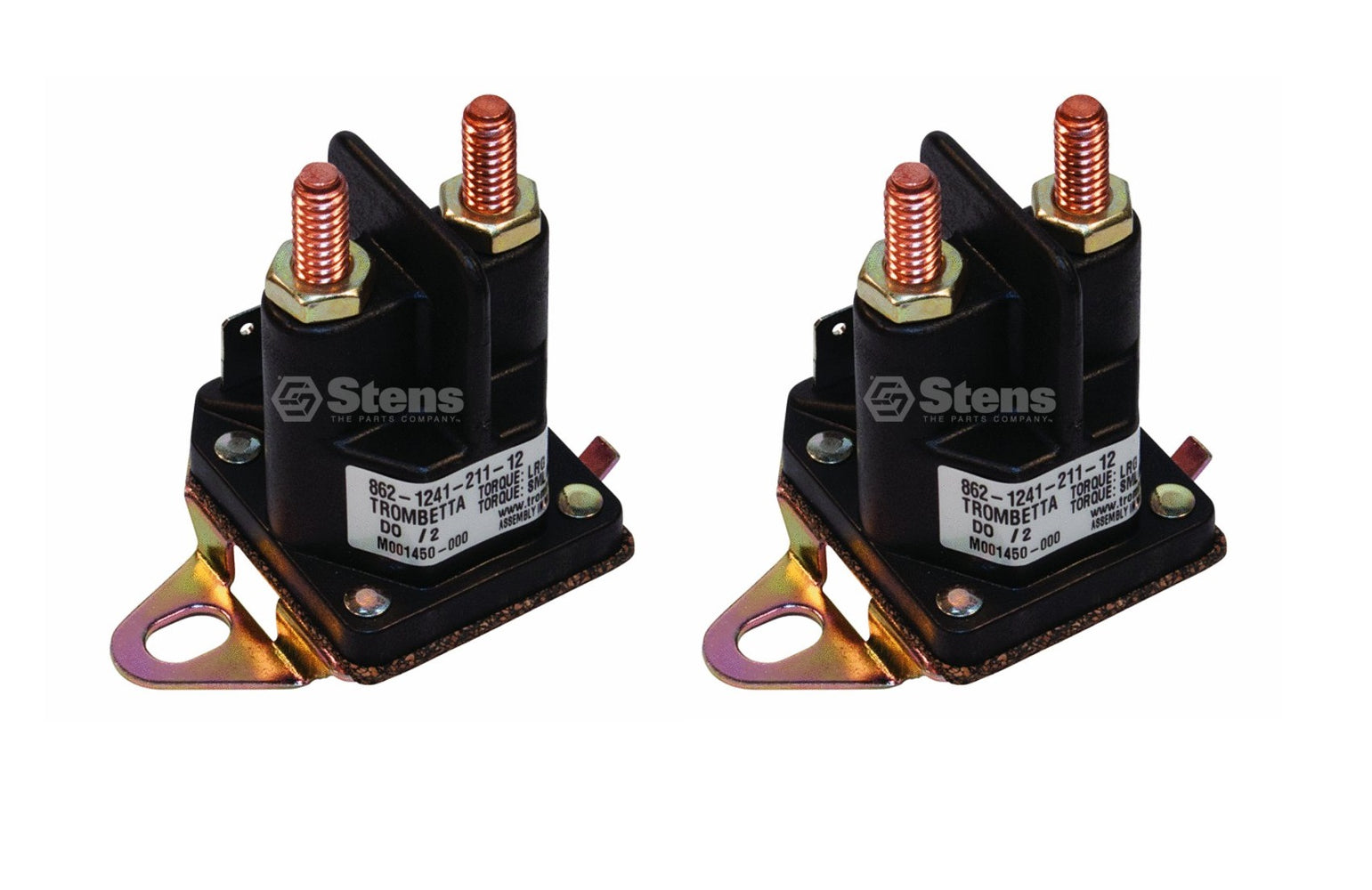 2 Pack Starter Solenoid for AYP 192507 Husqvarna 532192507 Ariens 21546294