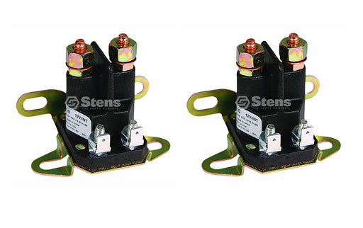 2 Pk Universal Double Pole Solenoid Fits Some MTD Cub Cadet Exmark John Deere