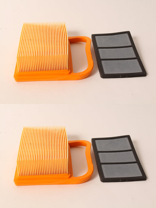 2 PK Air Filter Combo Fits Stihl 4238-140-4404 TS410 TS420 TS440 TS480 TS500i