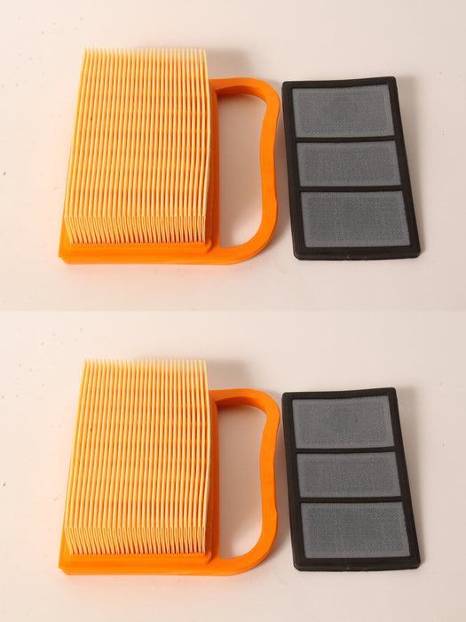 2 PK Air Filter Combo Fits Stihl 4238-140-4404 TS410 TS420 TS440 TS480 TS500i