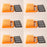 6 PK Air Filter Combo Fits Stihl 4238-140-4404 TS410 TS420 TS440 TS480 TS500i