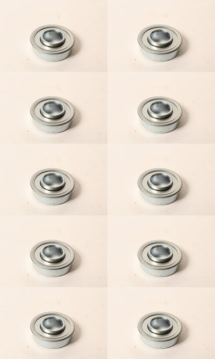 10 PK Flanged Ball Bearing OD 1-3/8" ID 5/8" For John Deere PT8894 Dixon 1022