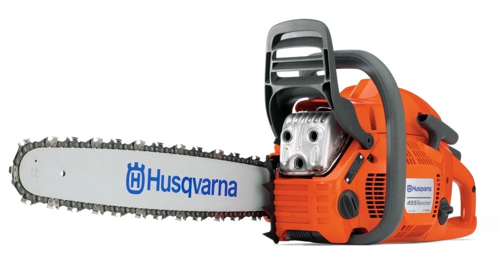 Husqvarna 455 Rancher 18" 55.5CC 3.5HP 2 Cycle Gas Chainsaw + 1 Free Extra Chain