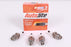 Box of 4 Genuine Autolite 468 Copper Resistor Spark Plugs