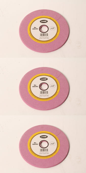 3 Pack Grinding Wheel 5-3/4" x 3/16" x 7/8" For 511AX 109179 Tecomec Super Jolly