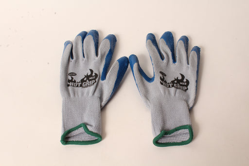 Medium Gloves Hot Grip Summer Rubber Palm Crinkle Coat Finish Stretch Fabric