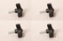 4PK OEM Scag 481625-01 Wing Nut Knobs Fits Grass Catcher Cheetas Turf Tiger