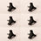 6PK OEM Scag 481625-01 Wing Nut Knobs Fits Grass Catcher Cheetas Turf Tiger