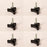 6PK OEM Scag 481625-01 Wing Nut Knobs Fits Grass Catcher Cheetas Turf Tiger