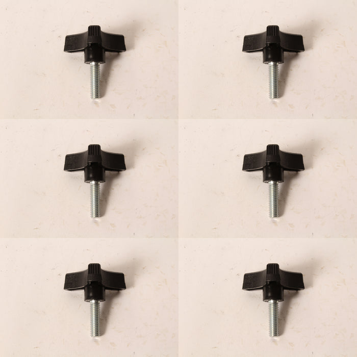 6PK OEM Scag 481625-01 Wing Nut Knobs Fits Grass Catcher Cheetas Turf Tiger