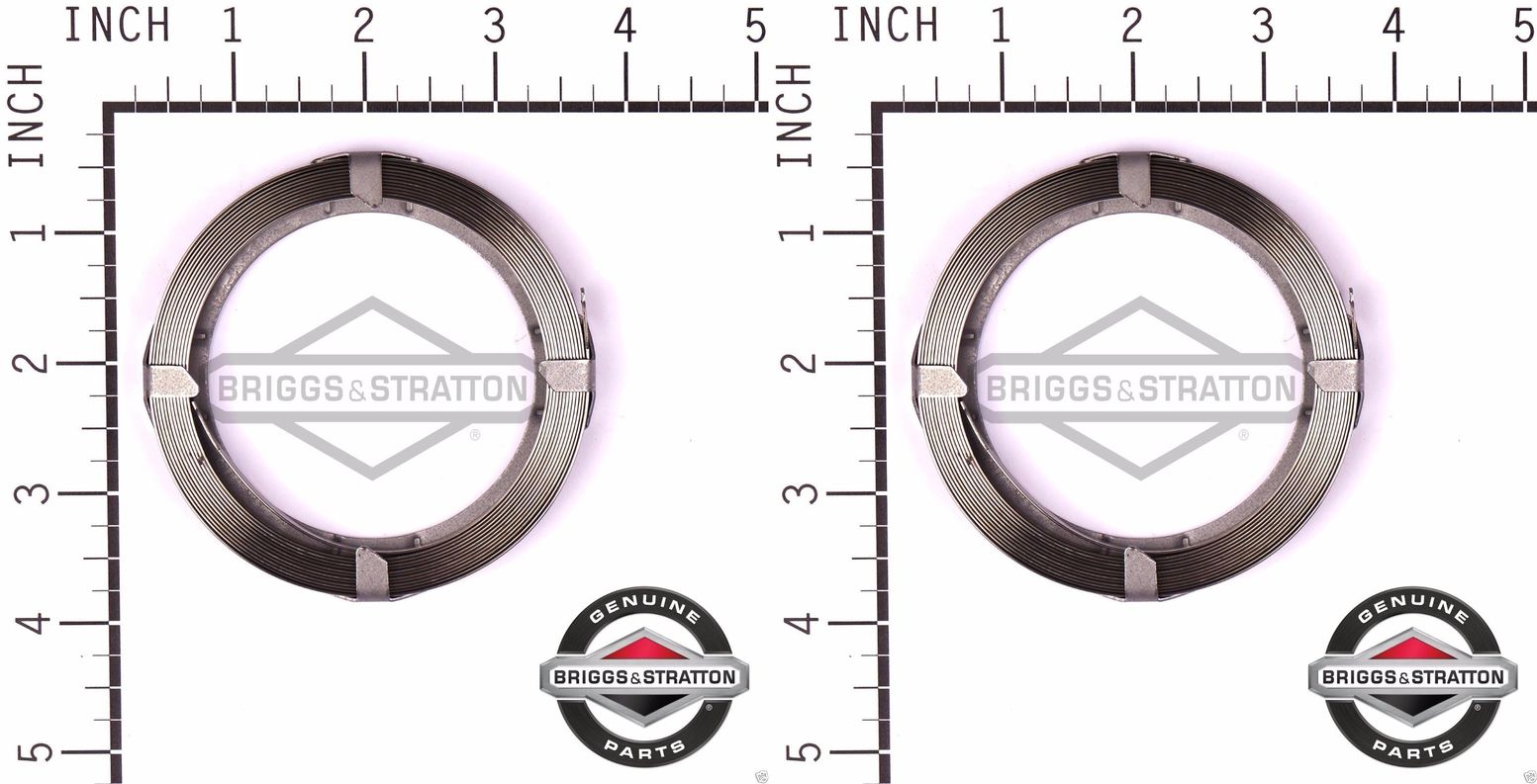 2 Pack Genuine Briggs & Stratton 490179 Recoil Starter Spring OEM