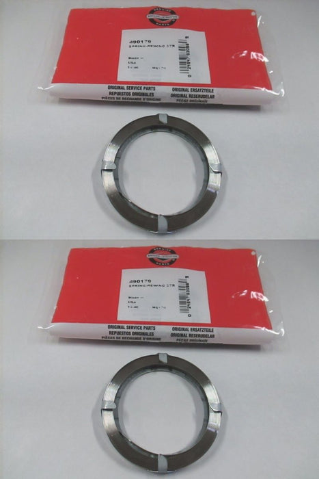 2 Pack Genuine Briggs & Stratton 490179 Recoil Starter Spring OEM