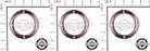 3 Pack Genuine Briggs & Stratton 490179 Recoil Starter Spring OEM