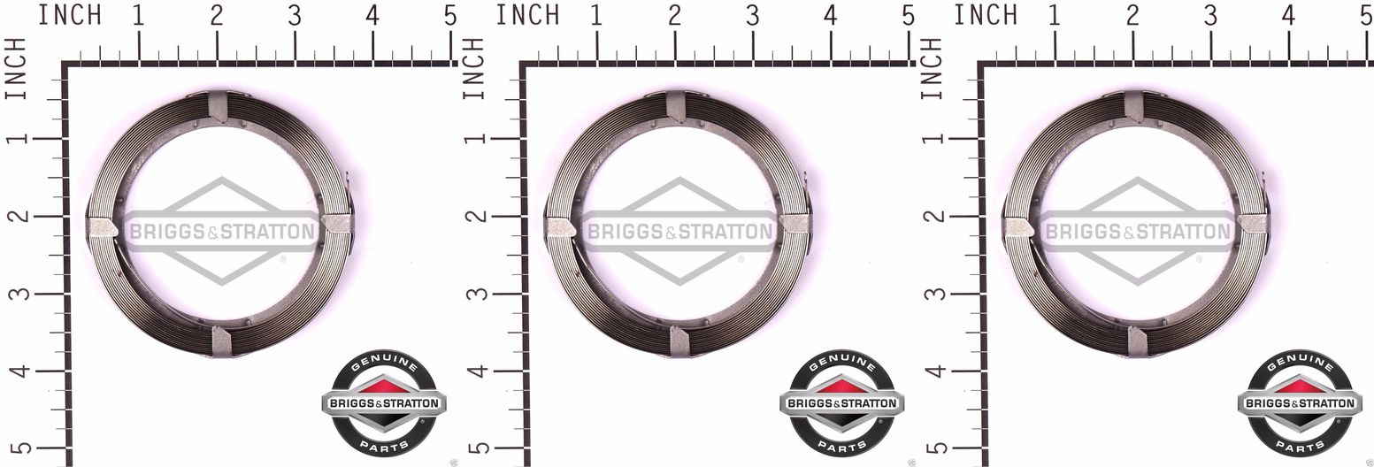 3 Pack Genuine Briggs & Stratton 490179 Recoil Starter Spring OEM