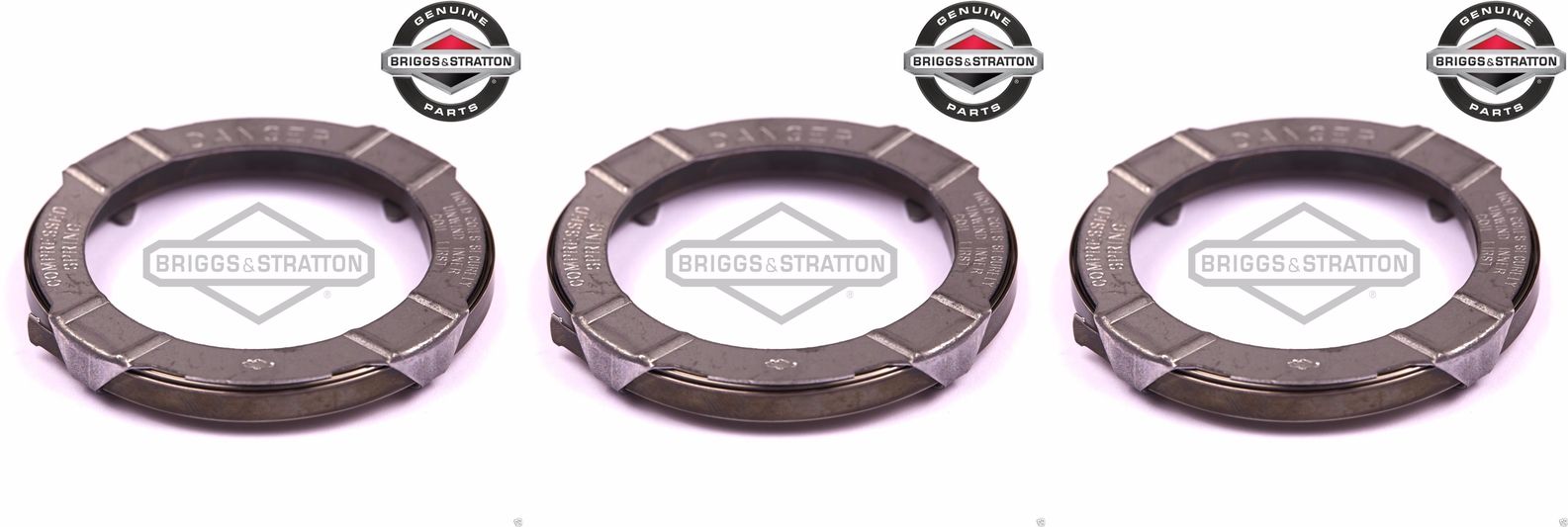 3 Pack Genuine Briggs & Stratton 490179 Recoil Starter Spring OEM