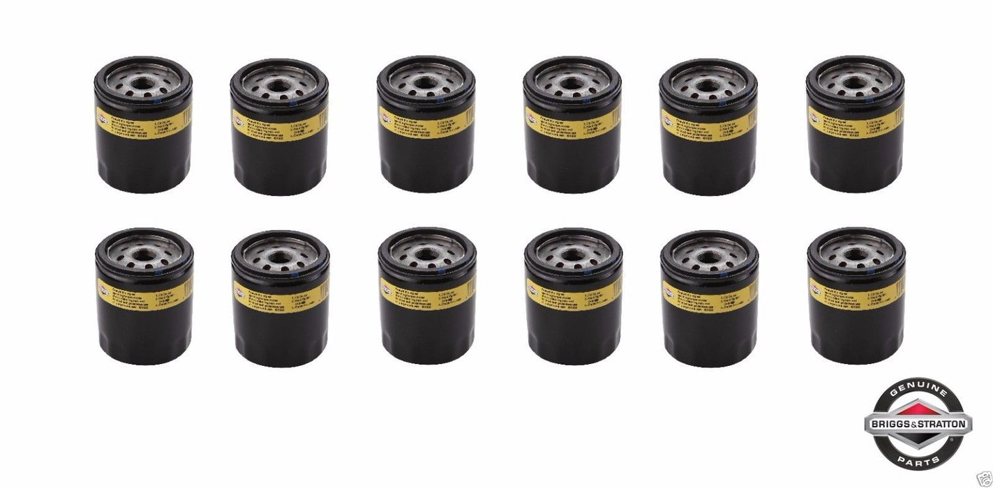 12 Pack Genuine Briggs & Stratton 491056 Oil Filter Tall Long 4153 OEM