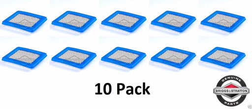 10 Pack Genuine Briggs & Stratton 491588S Air Filter Replaces 399959 OEM