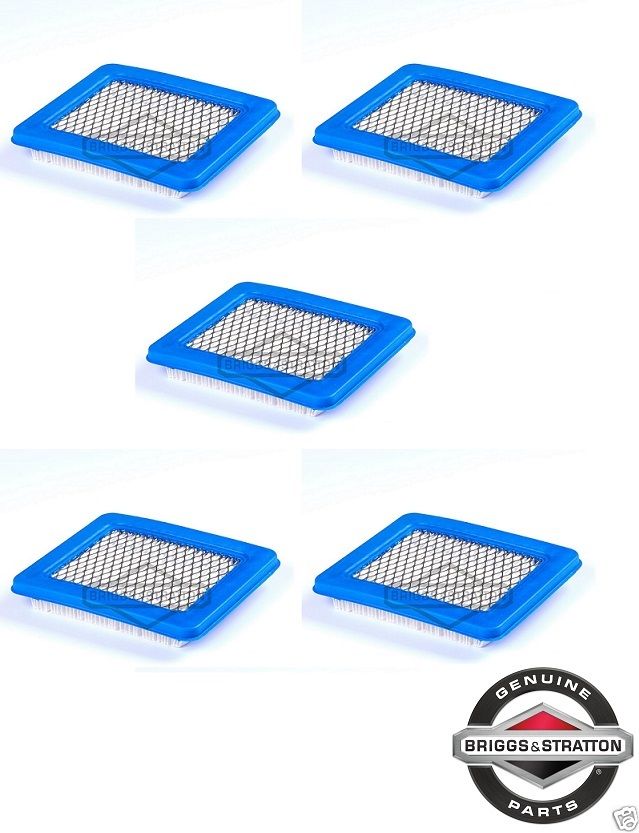 5 Pack Genuine Briggs & Stratton 491588S Air Filter Replaces 399959 OEM