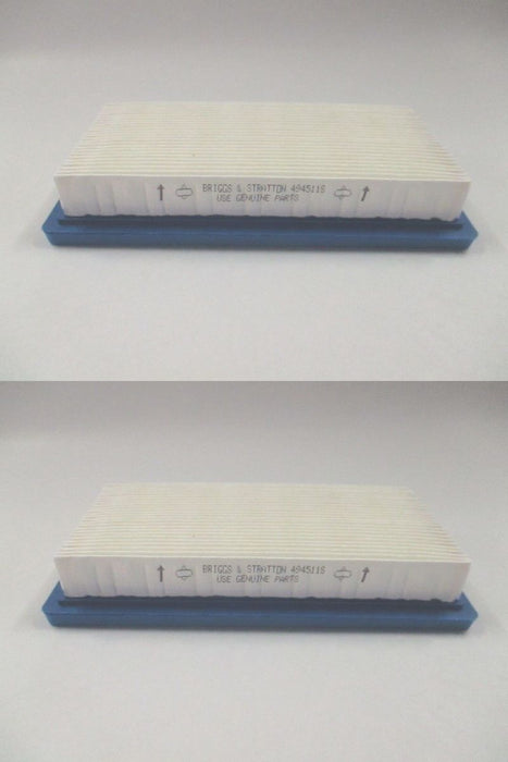 2 Pack Genuine Briggs & Stratton 494511S Air Filter Fits 494511 OEM