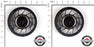 2 Pack Genuine Briggs & Stratton 498144 Recoil Starter Pulley & Spring OEM