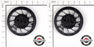 2 Pack Genuine Briggs & Stratton 498144 Recoil Starter Pulley & Spring OEM