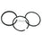 STD Piston Ring Set Fits B&S 298982 2.5625" Diameter
