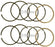 2 PK Piston Ring Set +.010 For B&S 690018 690015 393882 391670 3.010" Diameter