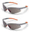 2 PK Husqvarna 501234508 Sport Safety Glasses Half Frame Smoke Lens Silver Frame