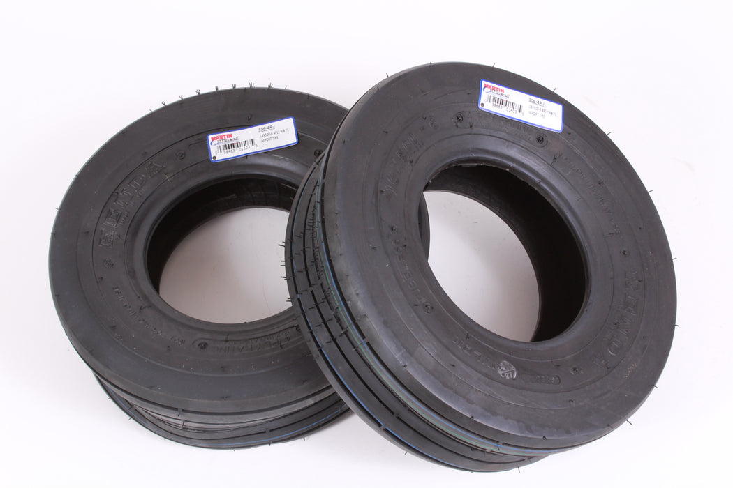 2 Pack Martin Wheel 506-4R-I 13x500-6 4 Ply Rib Tread Pneumatic Tire K401