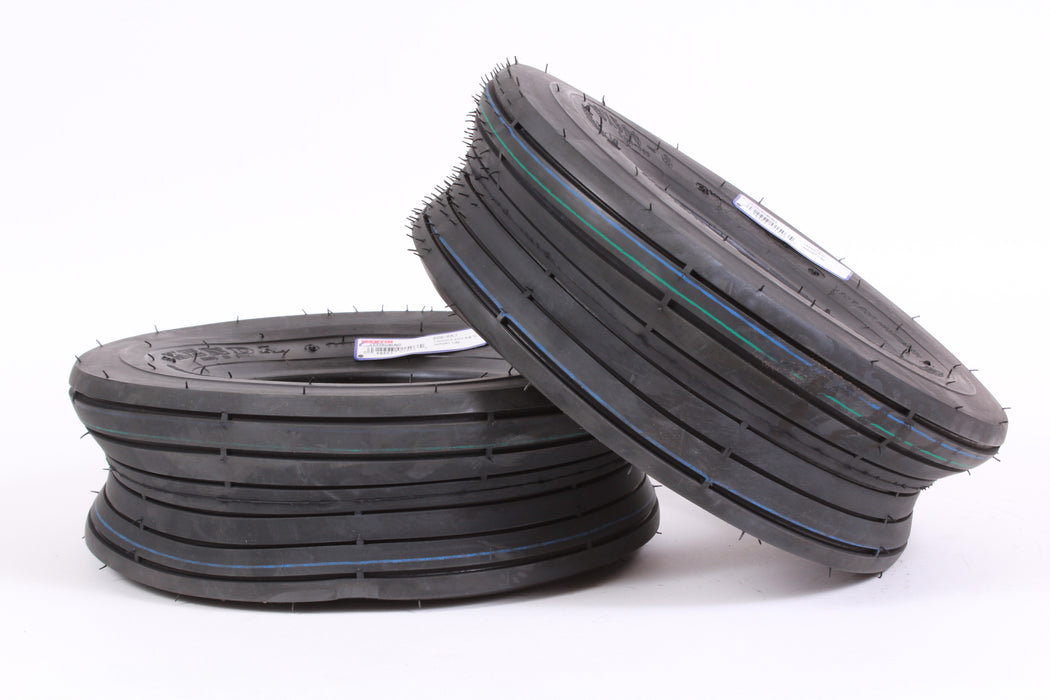 2 Pack Martin Wheel 506-4R-I 13x500-6 4 Ply Rib Tread Pneumatic Tire K401