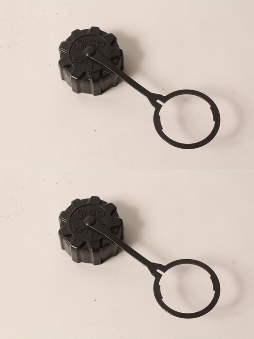 2 Pack Genuine Kawasaki 51048-2083 Fuel Tank Cap with Tether ASM OEM