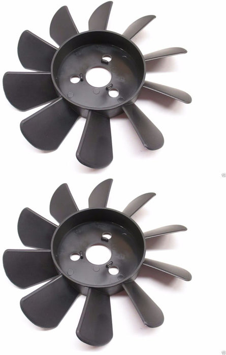 2 Pack Genuine Hydro Gear 51230 7" 10 Blade Transmission Fan OEM