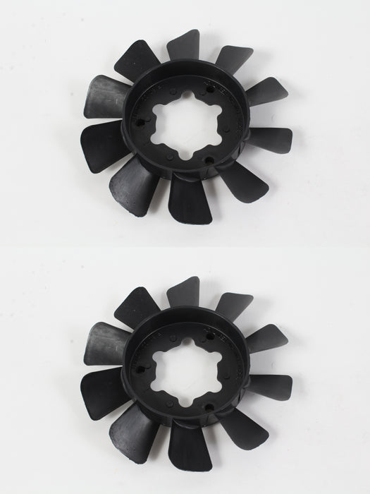 2 Pack Genuine Hydro Gear 51365 6" 10 Blade Transmission Fan OEM