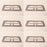 6 Craftsman 5140118-80 Graphite Head Gasket Fits Porter Cable DeVilbiss DeWalt